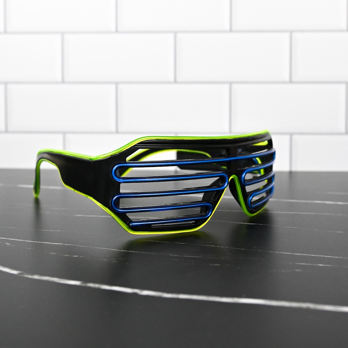 Led Stripe Party Ligh Up Sunglasses Wicked Partystore 2