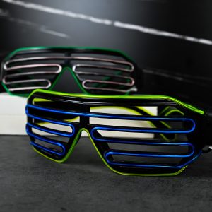 Led Stripe Party Ligh Up Sunglasses Wicked Partystore 5