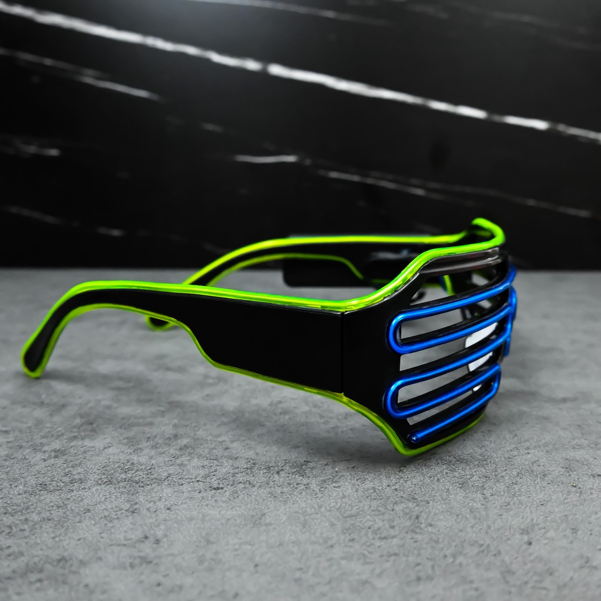 Led Stripe Party Ligh Up Sunglasses Wicked Partystore 8