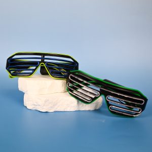 Led Stripe Party Ligh Up Sunglasses Wicked Partystore 9