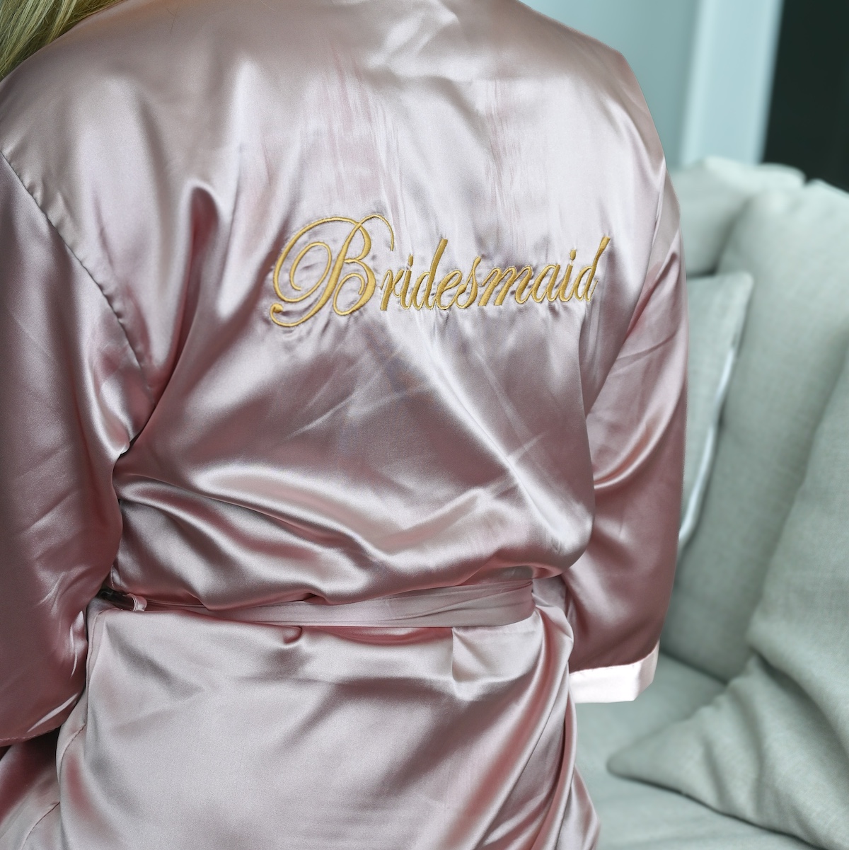 Bridemaids Robe Dusty Pink Wicked Partystore 5