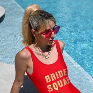Dark Pink Heart Sunglasses Wicked Partystore 2 2