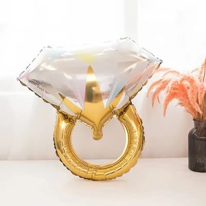Diamond Ring Foil Balloon Wicked Partystore 1