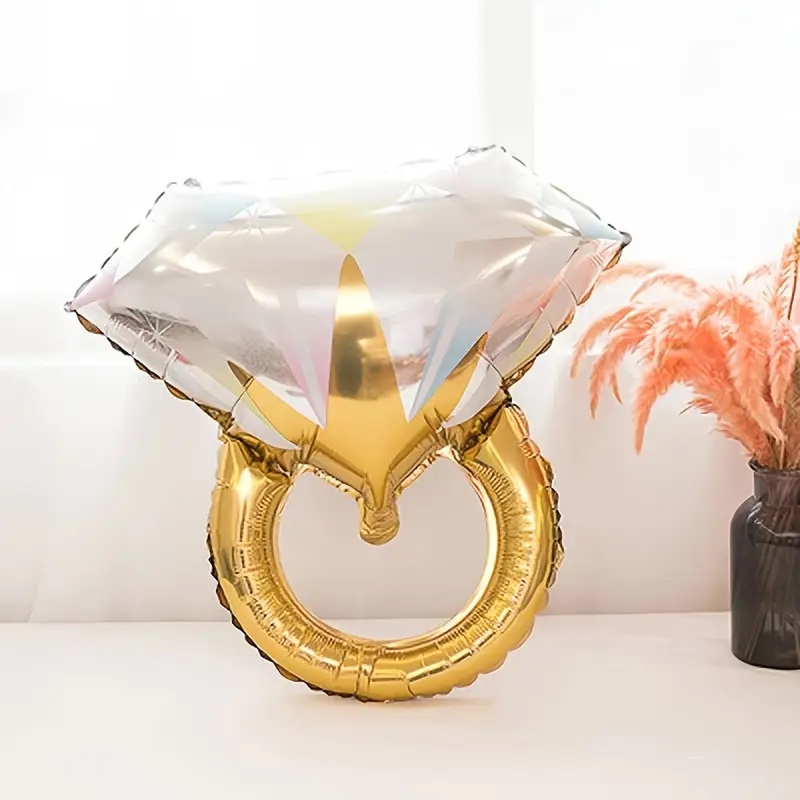 Diamond Ring Foil Balloon Wicked Partystore 1