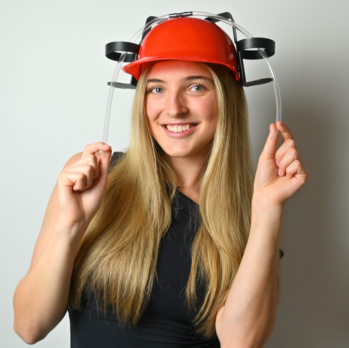 Red Beer Helmet Drinking Hat Wicked Partystore 3
