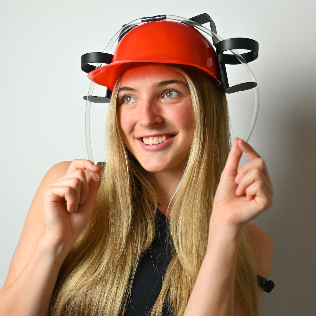 Red Beer Helmet Drinking Hat Wicked Partystore 4