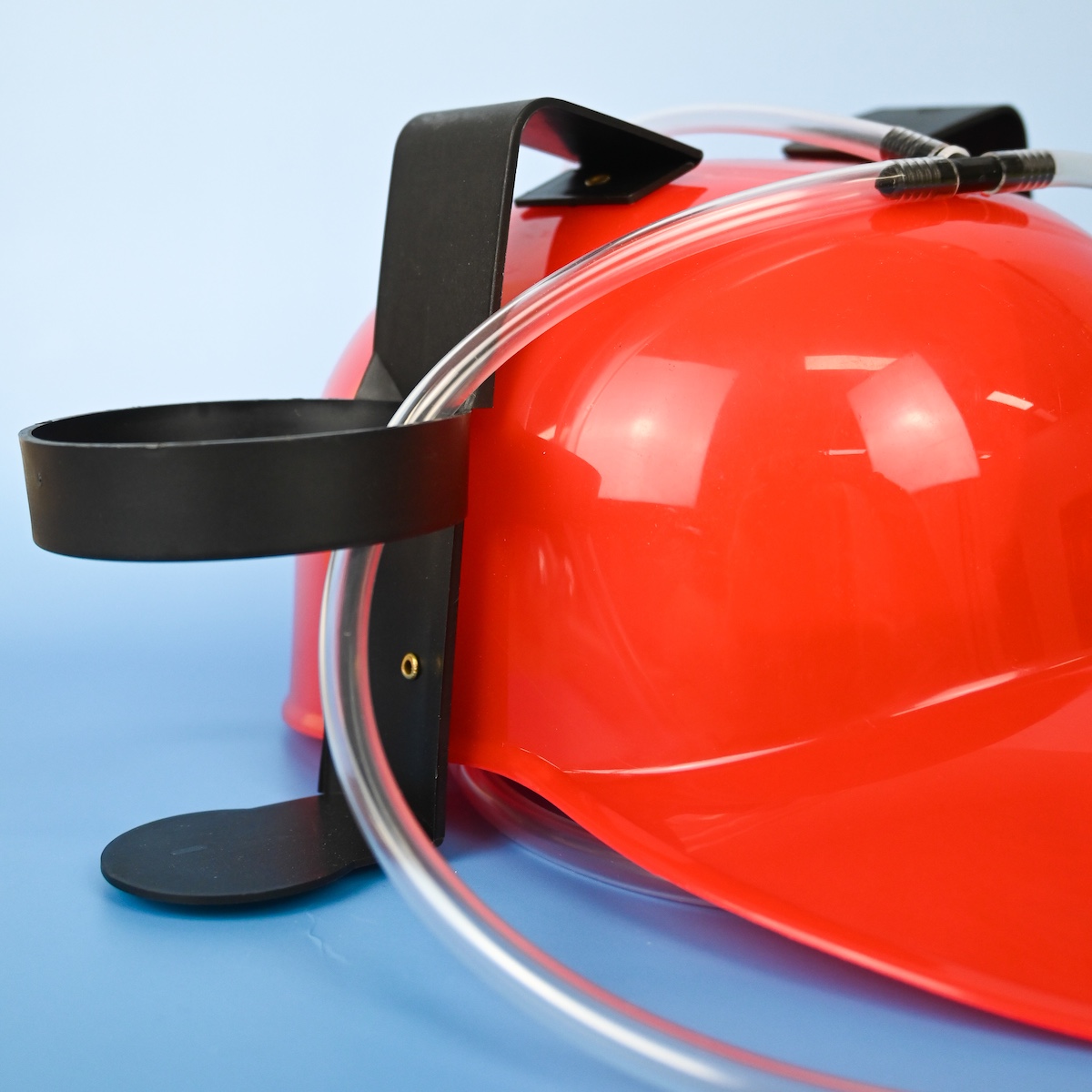 Red Beer Helmet Drinking Hat Wicked Partystore 5