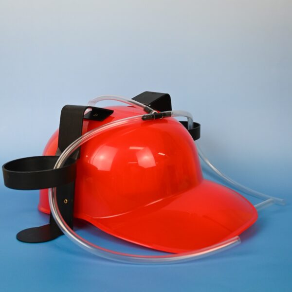 Red Beer Helmet Drinking Hat Wicked Partystore Main Red Beer Helmet Drinking Hat Wicked Partystore Main