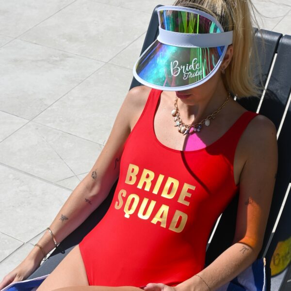 Red Bride Squad Swimsuit Wicked Partystore 2