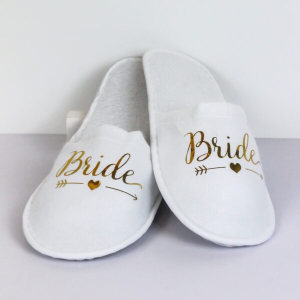 Slippers Bride White Wicked Partystore 1