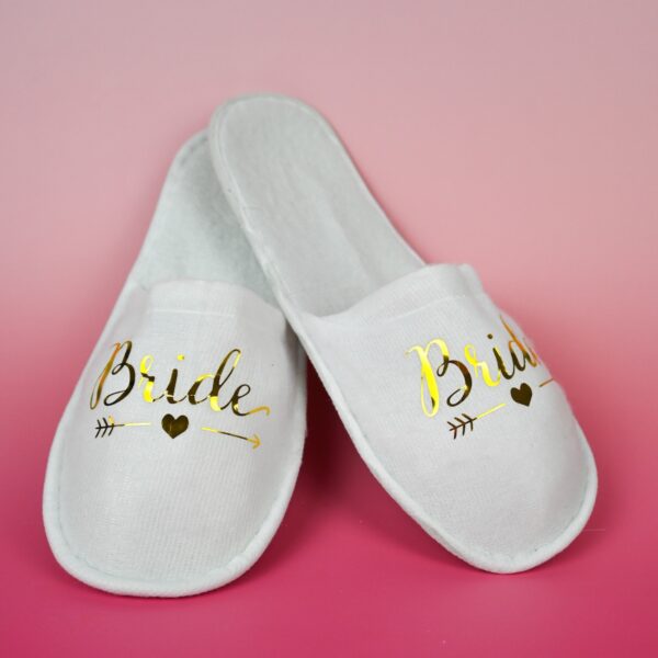 Slippers Bride White Wicked Partystore 7