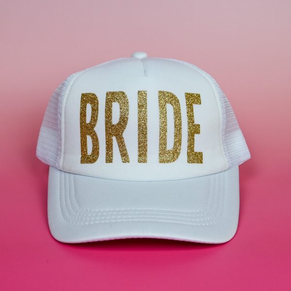 White Bride Baseball Cap Hat Wicked Partystore 2