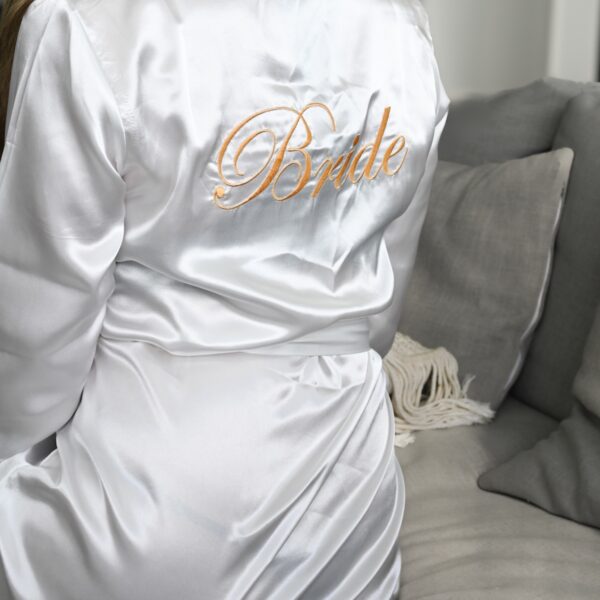 White Bride Robe Wicked Partystore Back