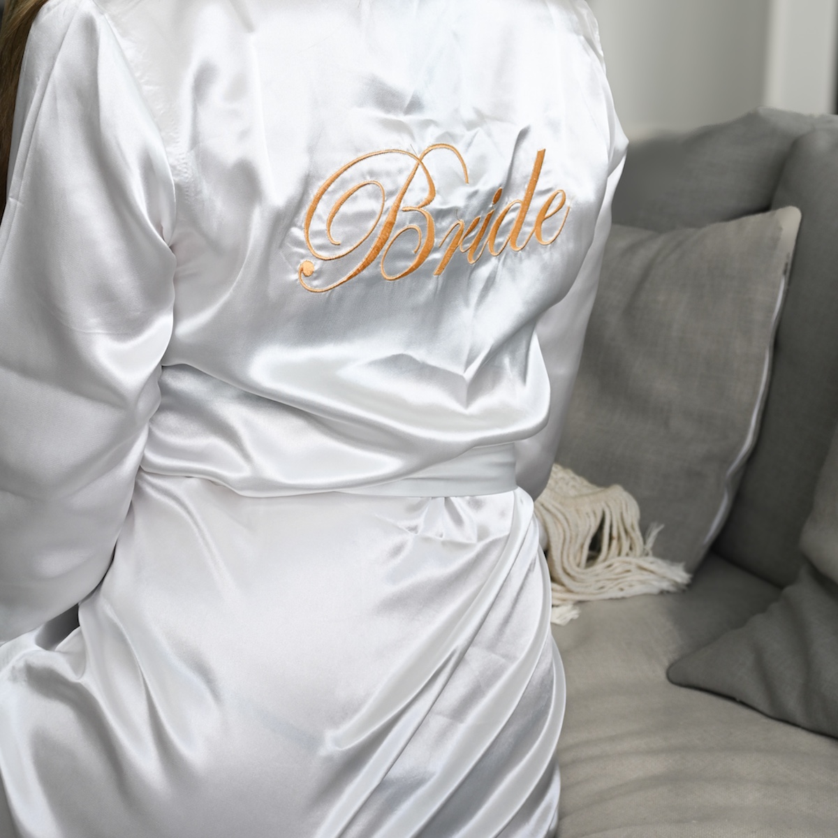 White Bride Robe Wicked Partystore Back