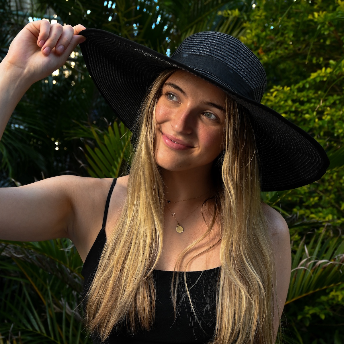 Wicked Party Store Black Bridesmaid Floppy Hat 4