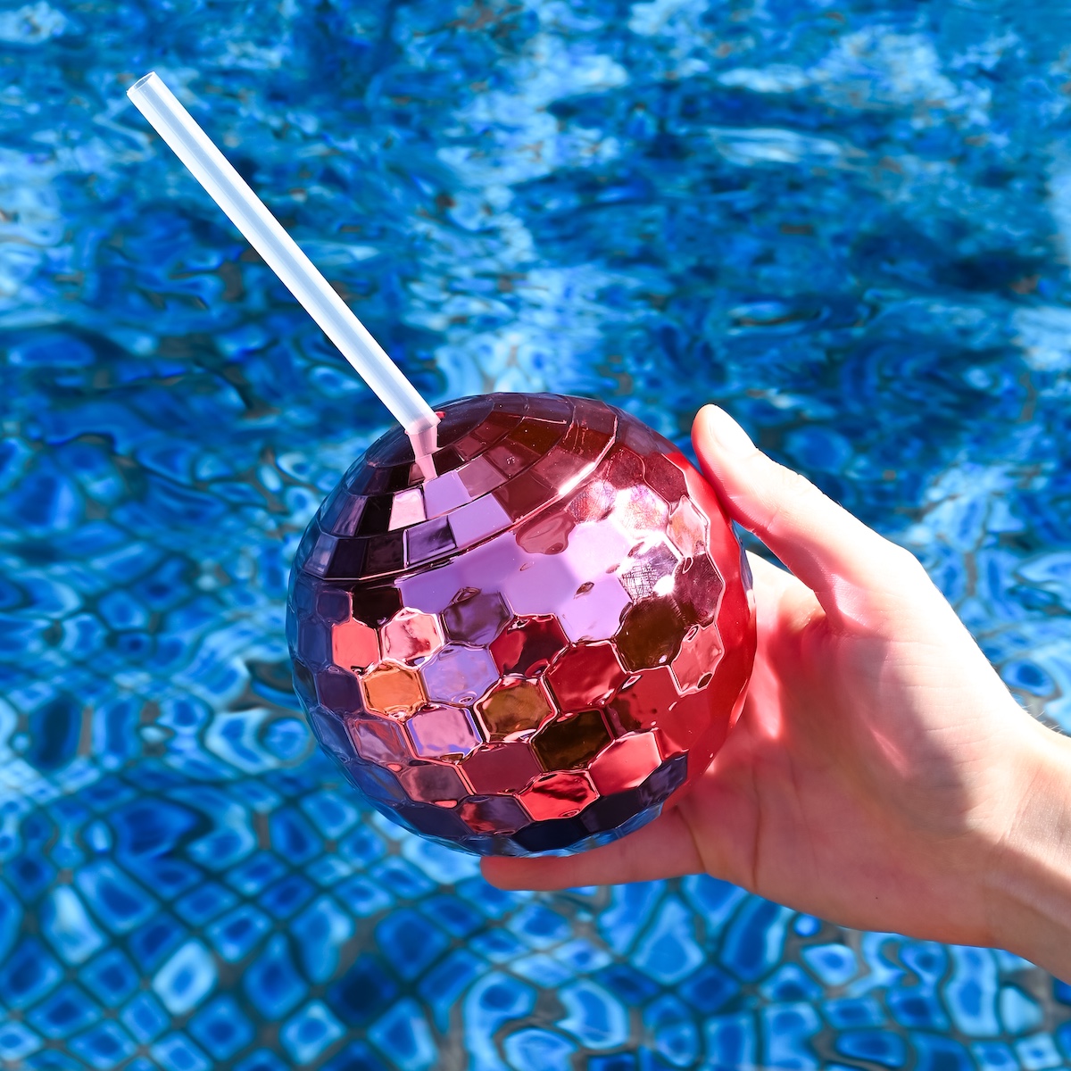 Disco Ball Cups Pink Wicked Partystore 5