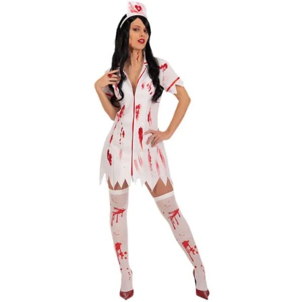 Bloody Nurse Halloween Costume Wicked Party Store