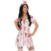 Bloody Nurse Halloween Zoomedcostume Wicked Party Store