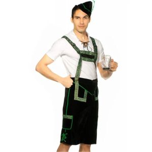 German Lederhosen Oktoberfest Zoom Costume Wicked Party Store