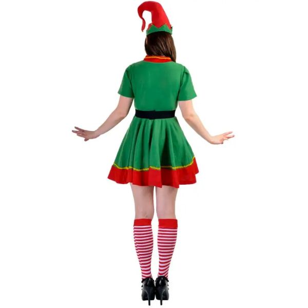 Green Christmas Elf Back Costume Wicked Party Store
