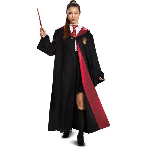Harry Potter Gryffindor Robe Posed Costume Wicked Party Store