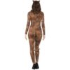 Leopard Catsuit Sexy Back Costume Wicked Party Store