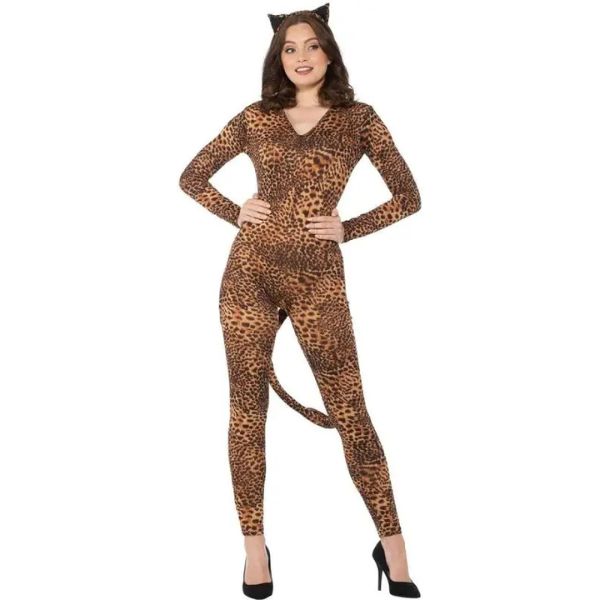 Leopard Catsuit Sexy Posed Costume Wicked Party Store