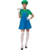 Luigi Inspired Green Character Costume Wicked Party Store Luigi Inspired Green Character Costume Wicked Party Store
