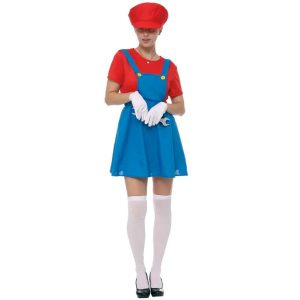 Mario Inspired Red Character Costume Wicked Party Store
