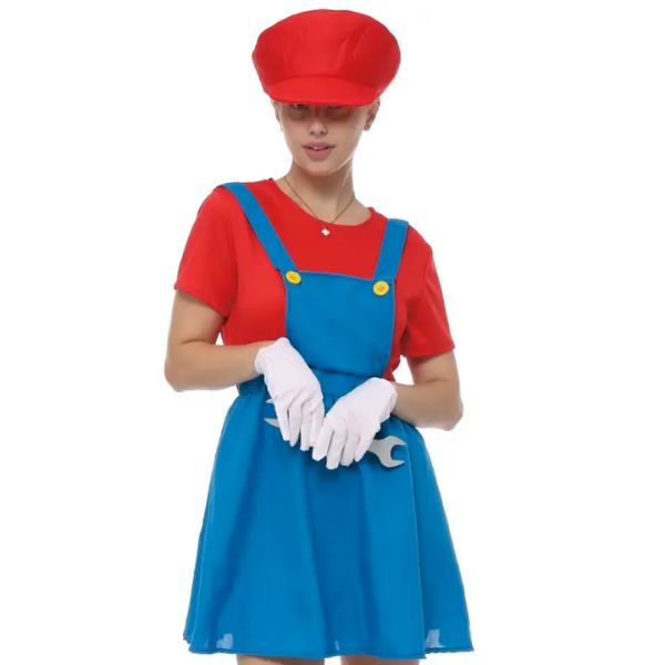 Mario Inspired Red Character Zoomed Costume Wicked Party Store