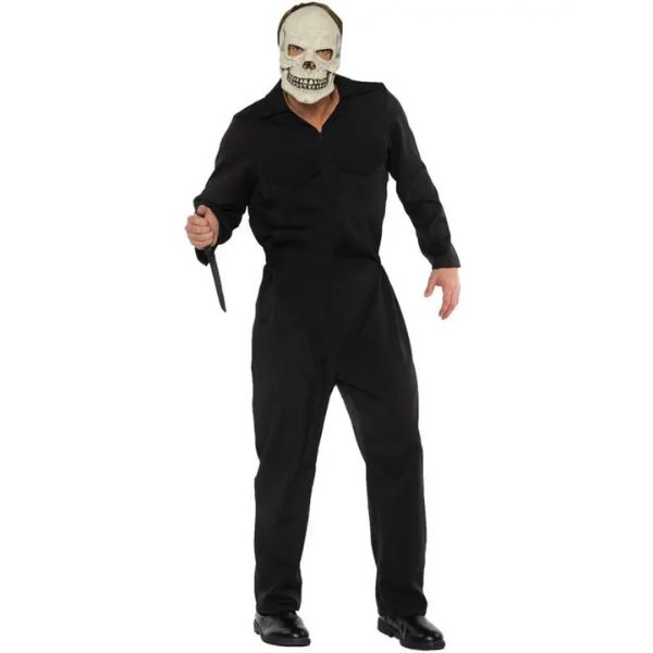 Michael Myers Inspired Black Boiler Suit Costume Wicked Party Store