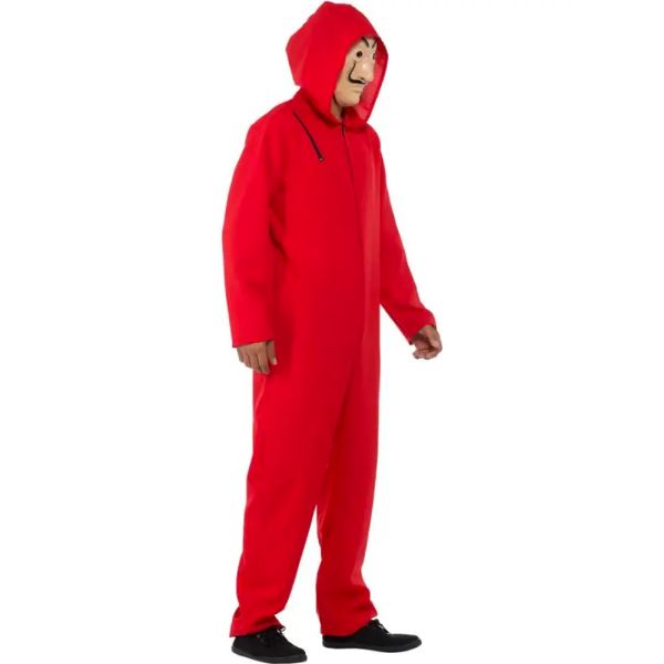 Money Heist Suit Mask Side Costume Wicked Party Store