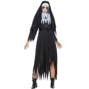 Possessed Demon Nun Halloween Costume Wicked Party Store