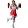 Racy Red Cheerleader Costume Wicked Party Store Racy Red Cheerleader Costume Wicked Party Store