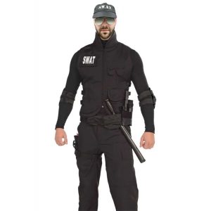 Swat Police Vest Costume Wicked Party Store