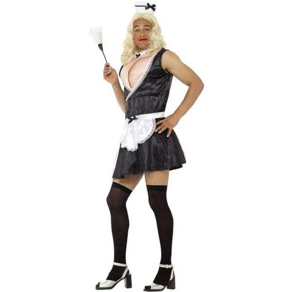 French Maid Novelty Side Costume Wicked Party Store