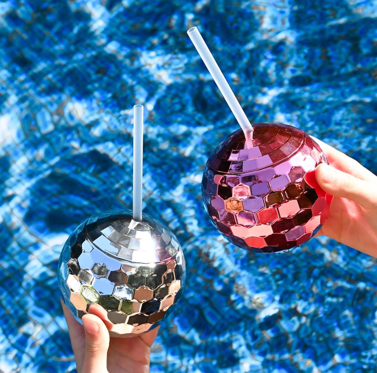 Disco Ball Cups Silver Wicked Partystore 4