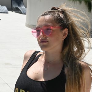 Heart Sunglasses Light Pink Wicked Partystore 5