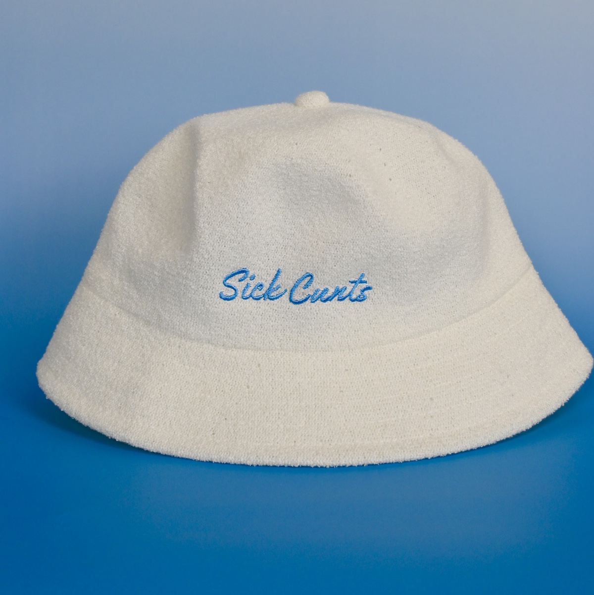 Terry Towel Bucket Hat Sick Cunts Wicked Partystore 1