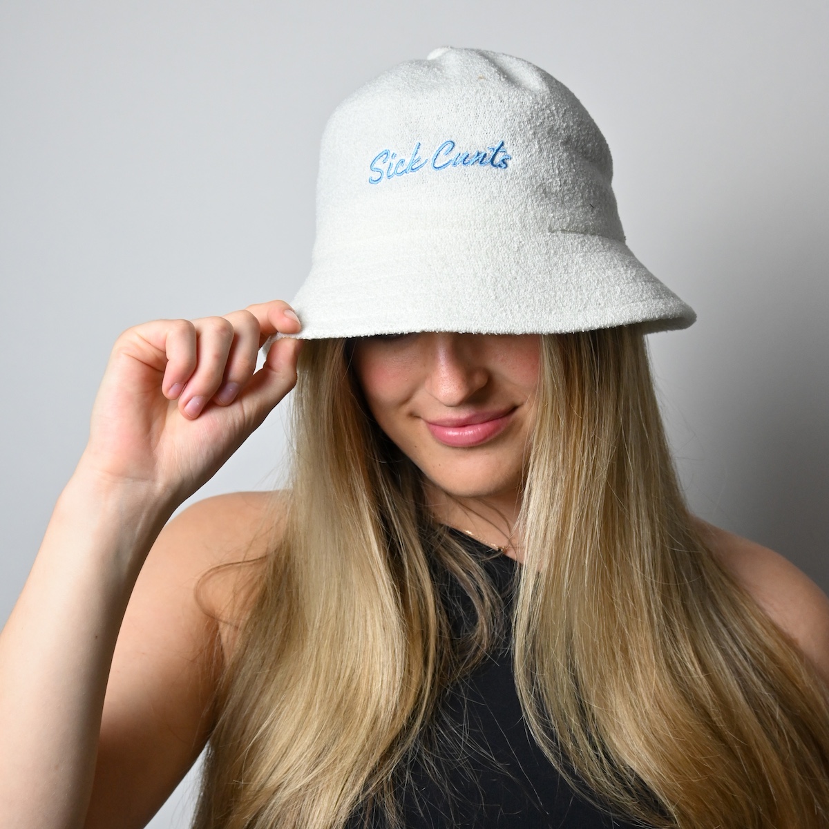 Terry Towel Bucket Hat Sick Cunts Wicked Partystore 4