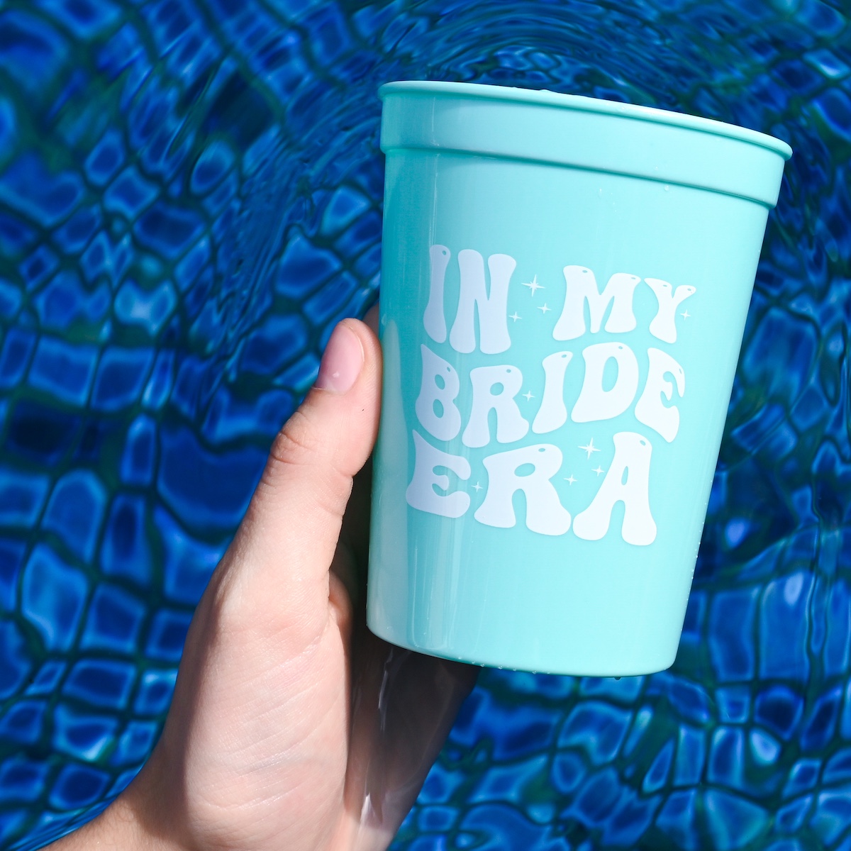 In My Bride Era Turquoise Party Cups Wicked Partystore 4