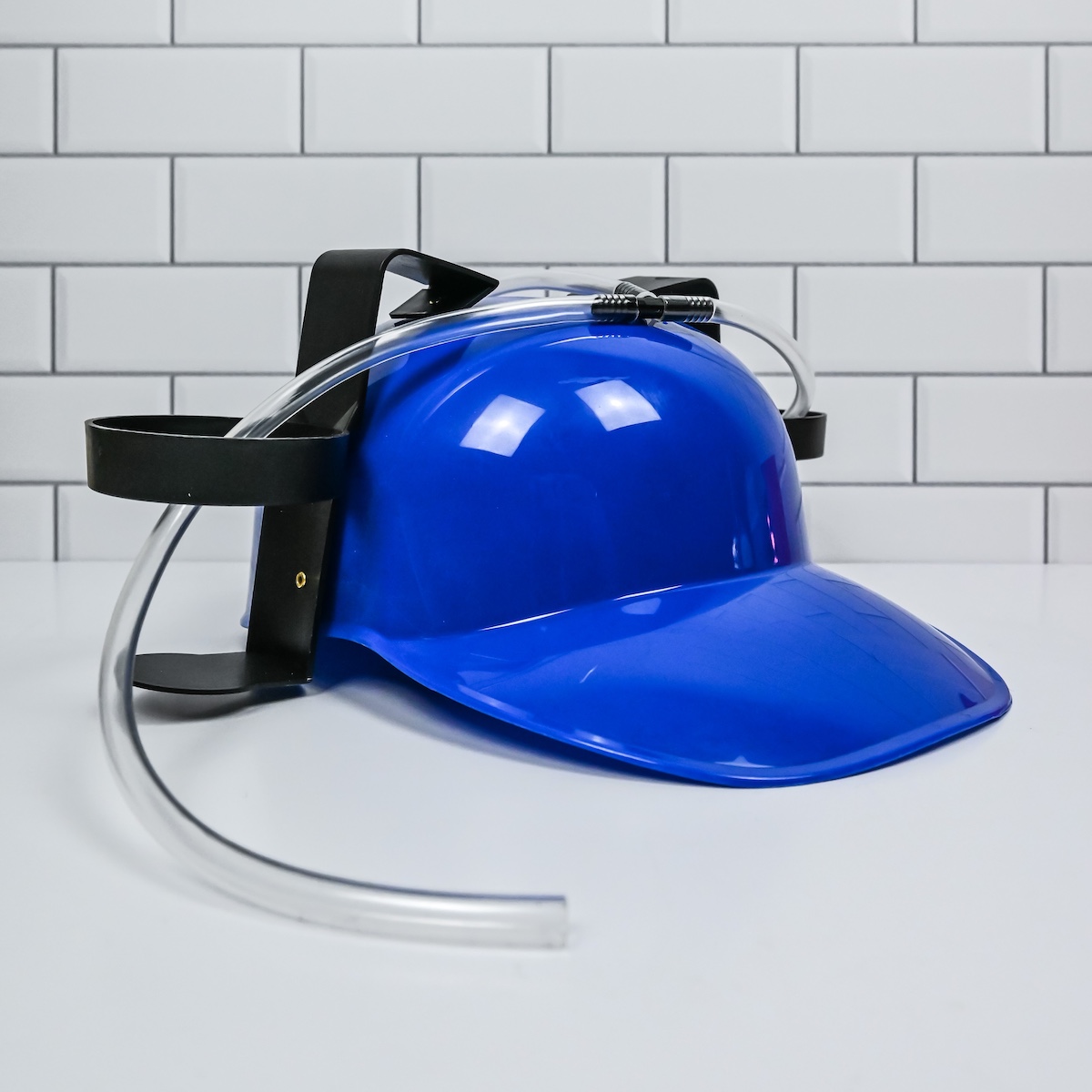 Blue Beer Helmet Drinking Hat Wicked Partystore 1