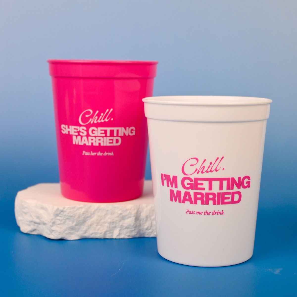 Chill Im Getting Married Party Cups White Wicked Partystore 3
