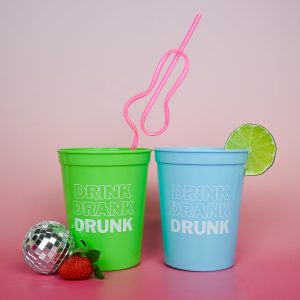 Drink Drank Drunk Green Party Cups Wicked Partystore 3