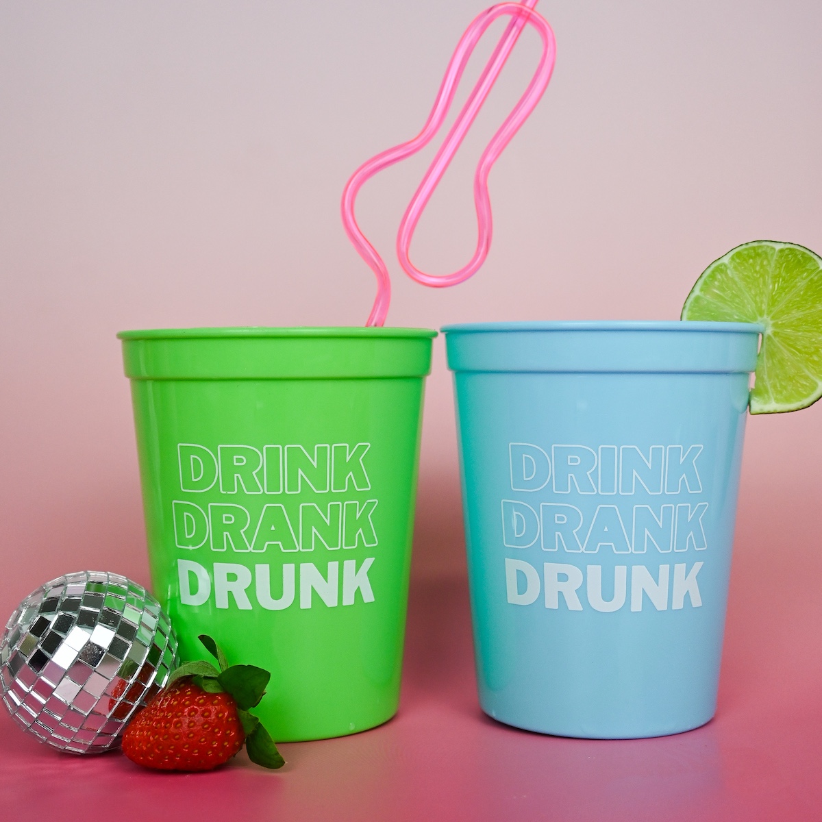 Drink Drank Drunk Party Cups Wicked Partystore 5