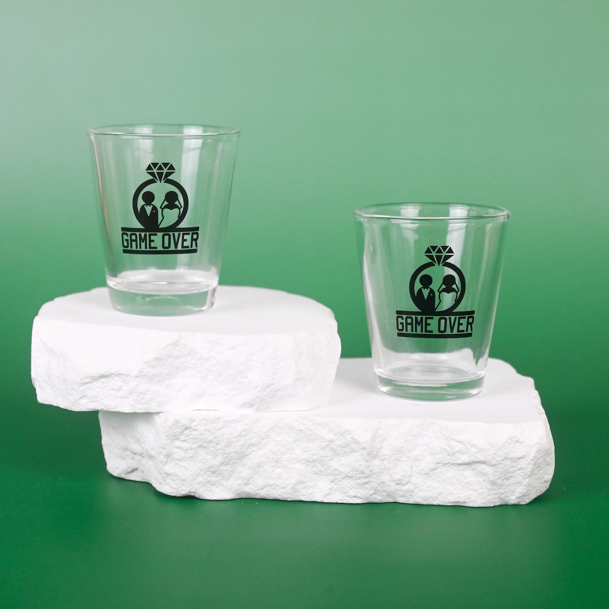 Game Over Wedding Shot Glasses Wicked Partystore 2