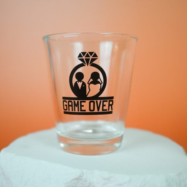 Game Over Wedding Shot Glasses Wicked Partystore 4
