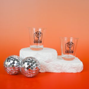 Groom Glass Shot Glasses Wicked Partystore 1