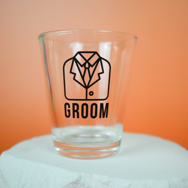 Groom Glass Shot Glasses Wicked Partystore 2