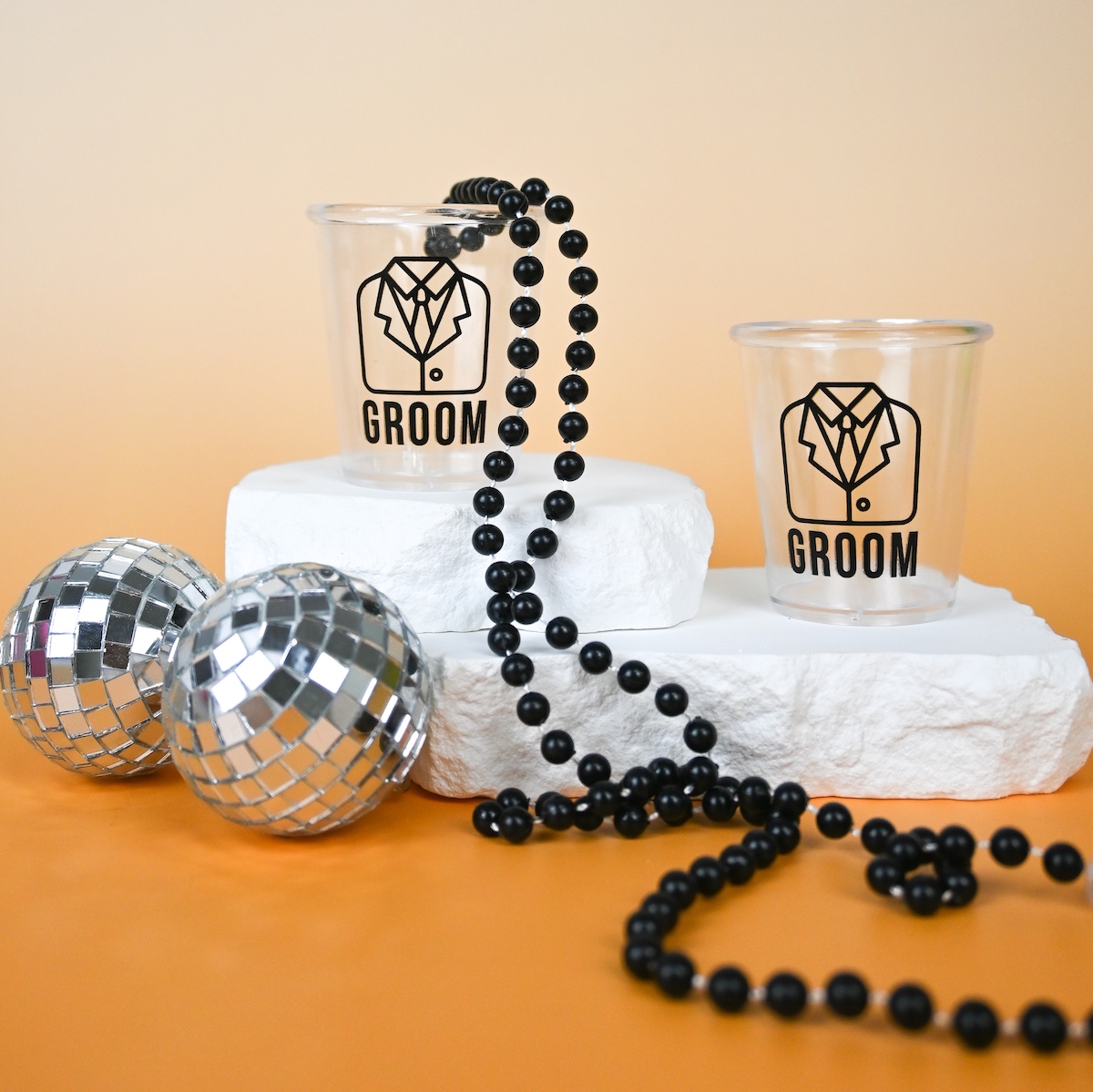 Groom Plastic Shot Glass Wicked Partystore 8